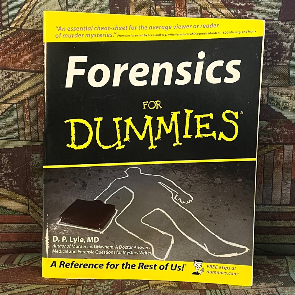3/$12 Forensics for Dummies
Paperback Book by D. P. Lyle, MD